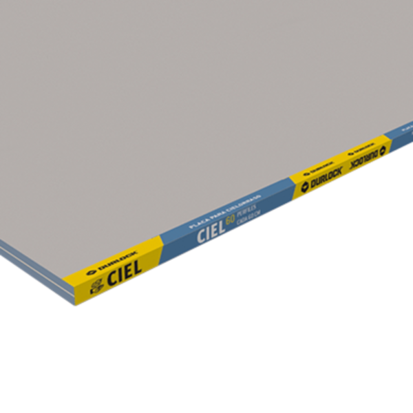 Placa De Yeso Durlock Ciel 7 Mm 1,20 X 2,40 Mts